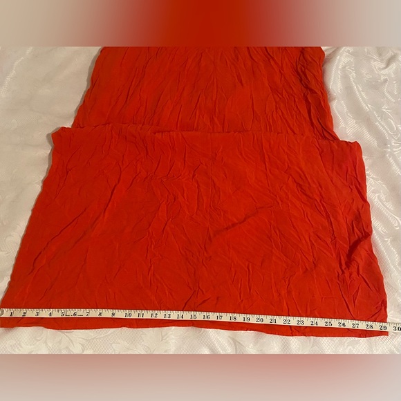 Elan Double V Maxi Dress with spaghetti straps. Size Medium - Picture 6 of 8